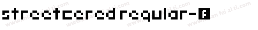streetcered regular字体转换